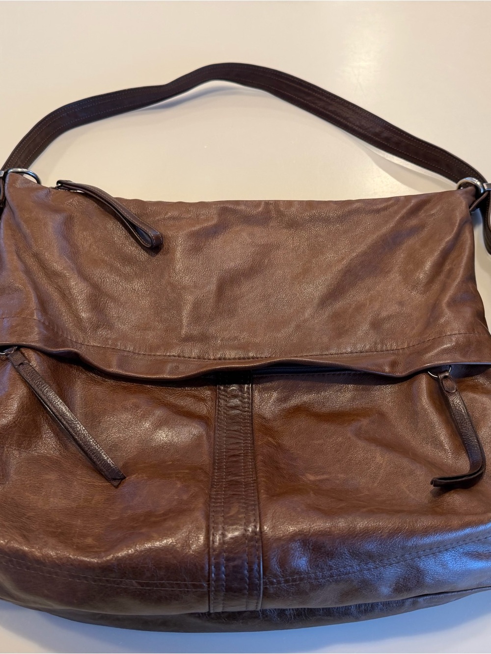 Rough & Tumble XL Custom City Safari in Cognac w/ dust bag.